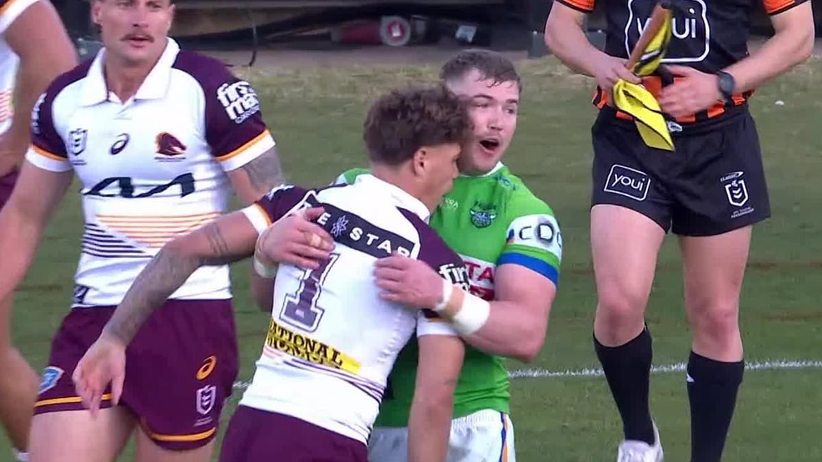 Footy fans are accused of targeting Reece Walsh's DAUGHTER after he set off fireworks by head-butting rival in one of the wildest NRL games ever played