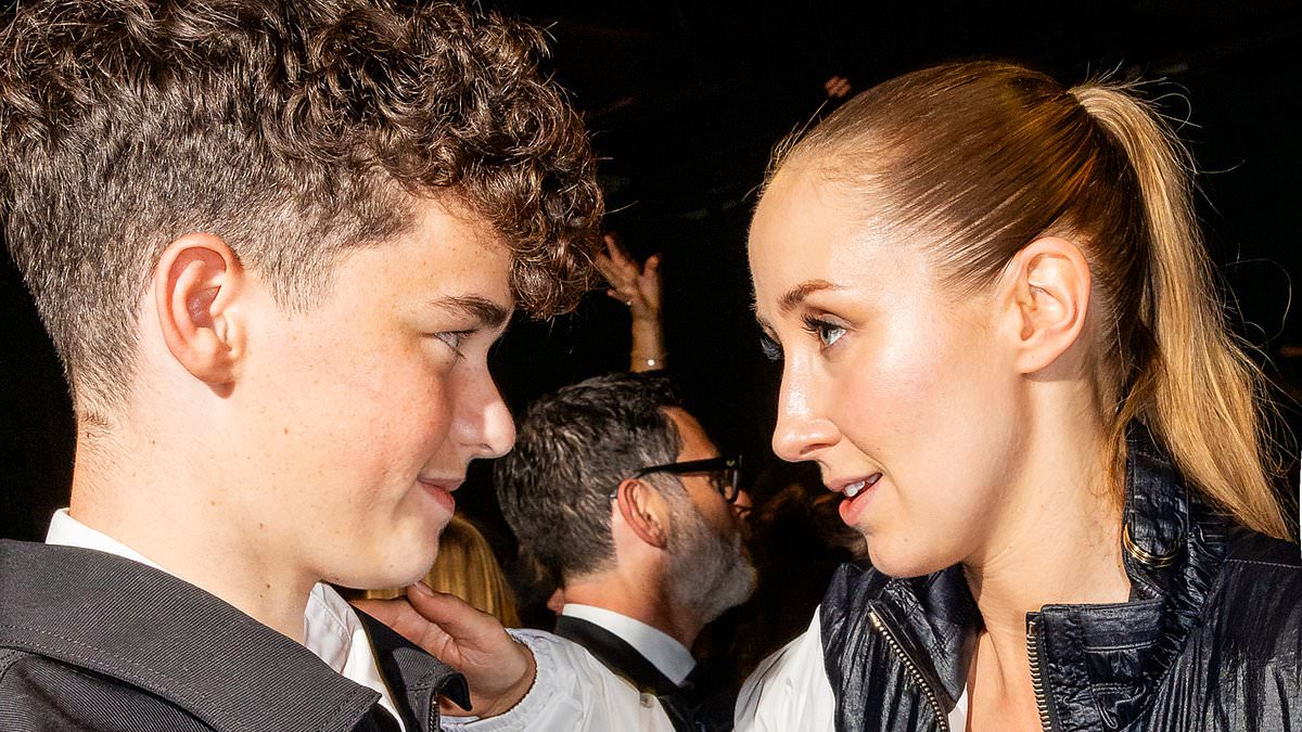 Adolescence star Owen Cooper, 15, celebrates Emmy win at Netflix bash - as he chomps burgers, chats to tracksuit-clad Erin Doherty and snaps selfies with CEO and Stephen Graham