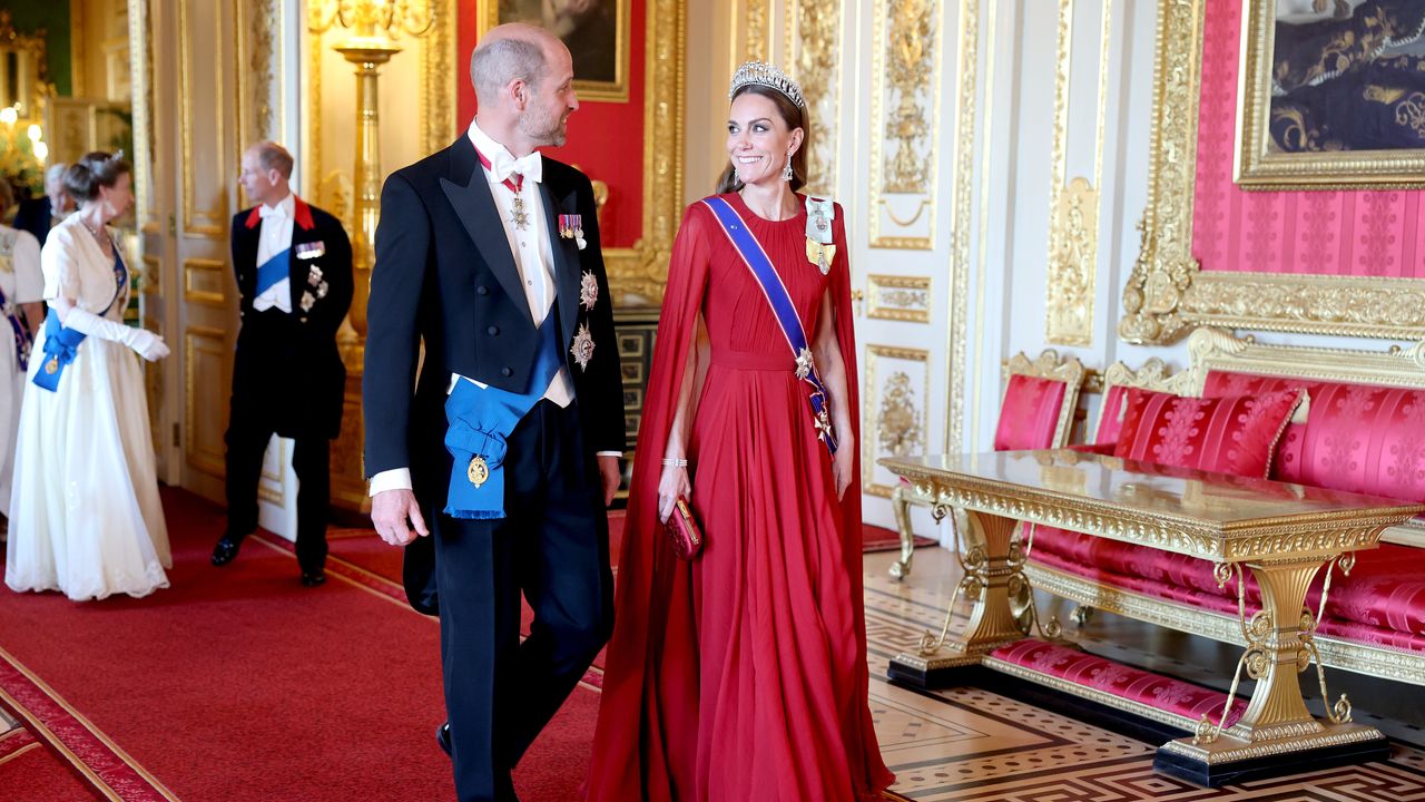 Which tiara will Kate Middleton wear for the state banquet during President Trump's visit?