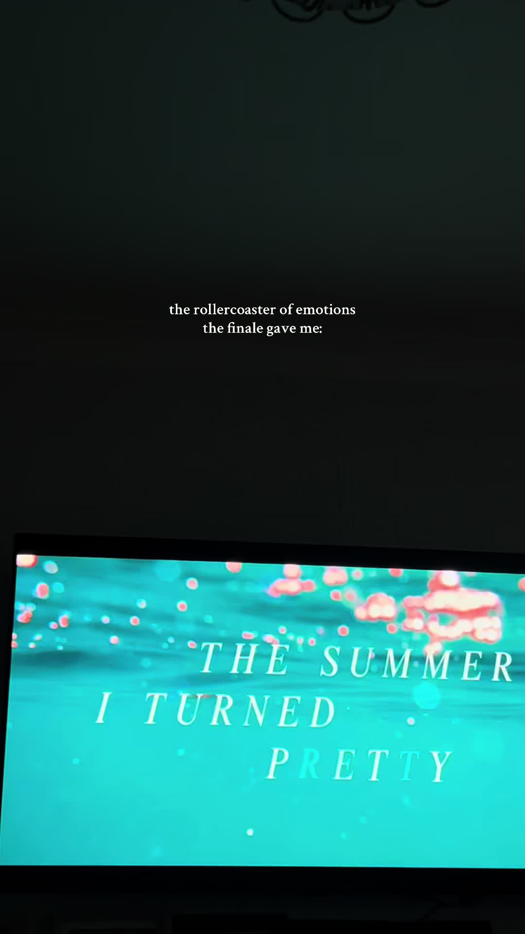 well that was a rollercoaster of emotions for a Wednesday morning 🫠🎢  what am i supposed to watch now?  #thesummeriturnedpretty