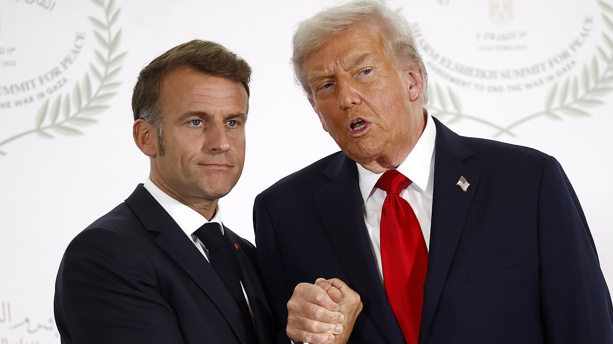 Trump and Macron continue their handshake battles