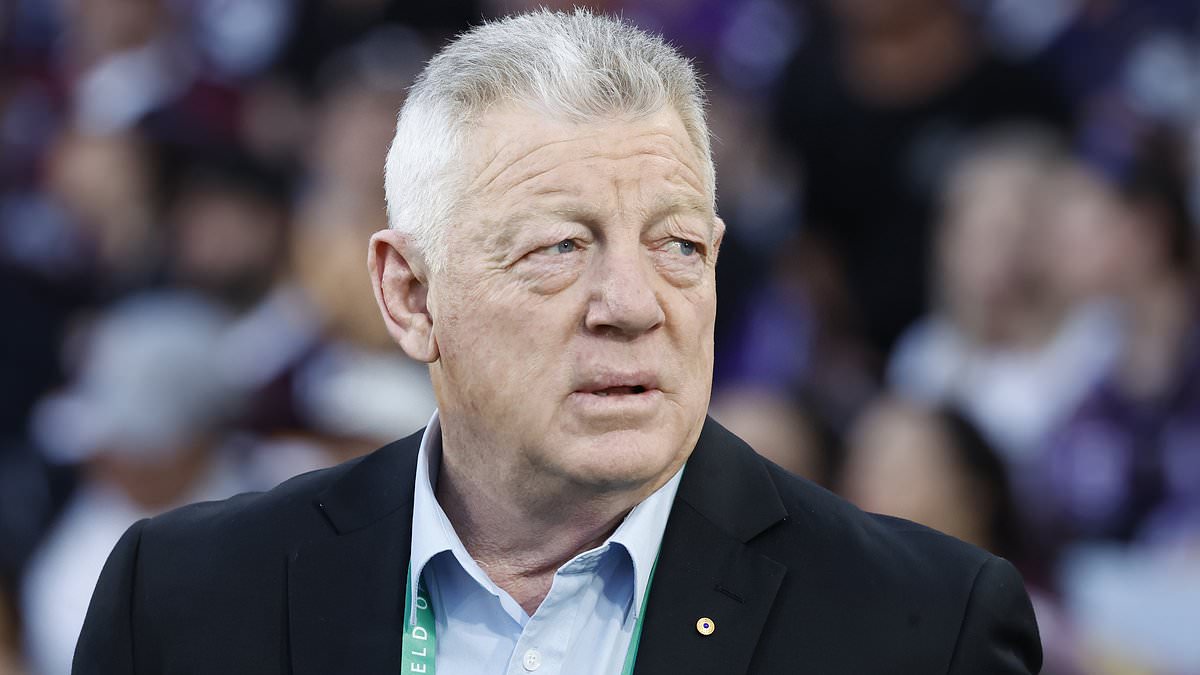 Footy great Phil Gould takes a photo in a toilet for social media - then rushes to delete the post because it showed WAY too much