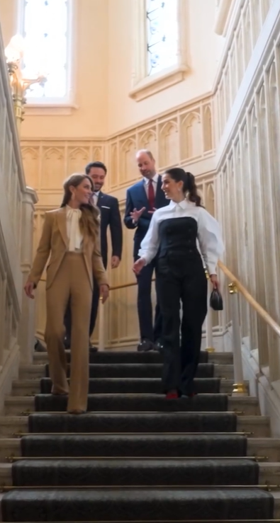 The Prince and Princess of Wales host royal visit at Windsor