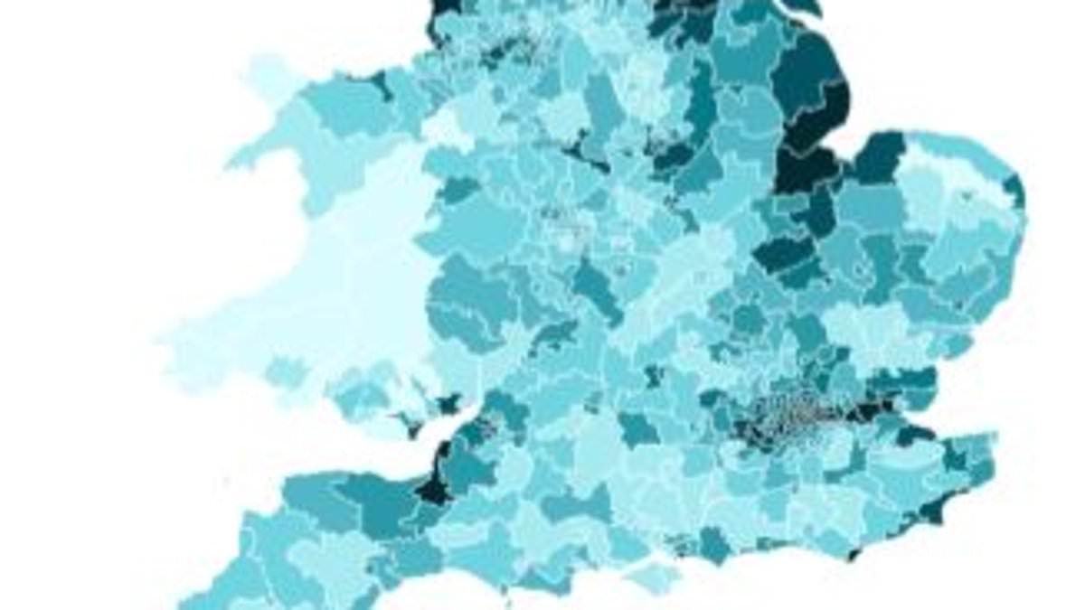 Is YOUR hometown at risk? Terrifying map reveals the towns and cities across England that could be plunged underwater by 2050 - wiping out 8 million properties