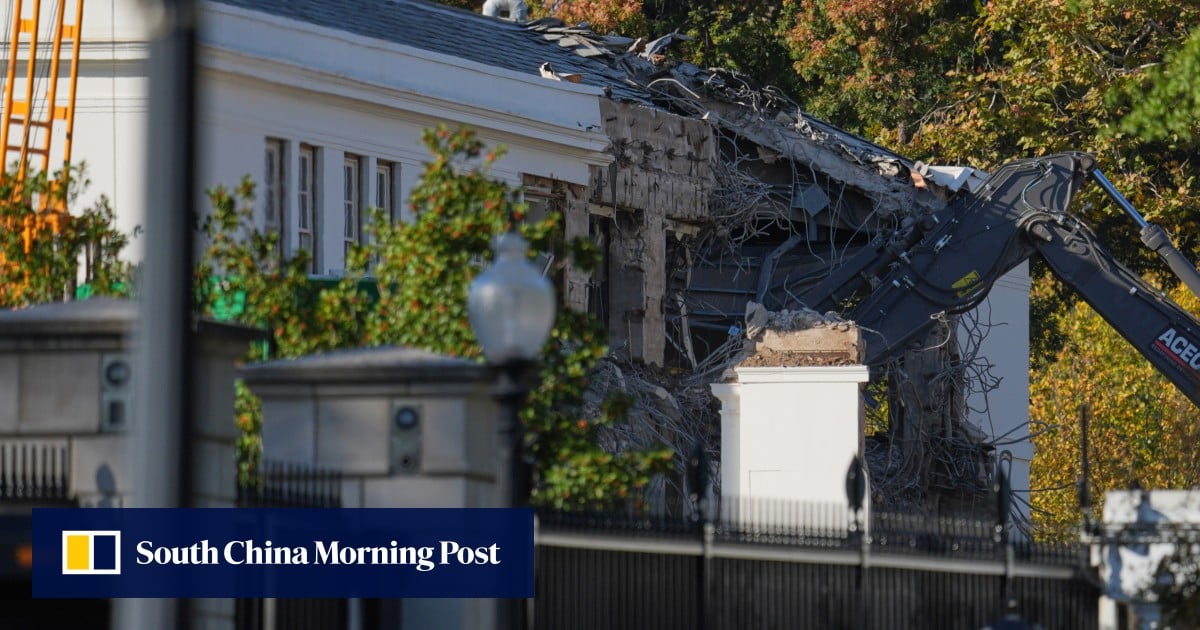 Trump begins White House demolition to prepare for new US$250 million ballroom