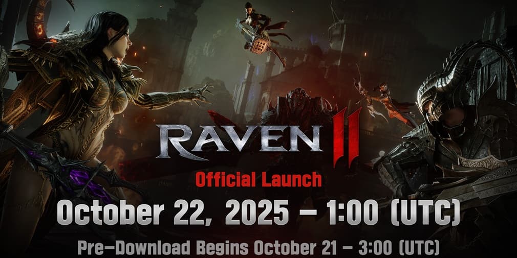 Raven2 launches predownload for the upcoming dark fantasy MMORPG from Netmarble