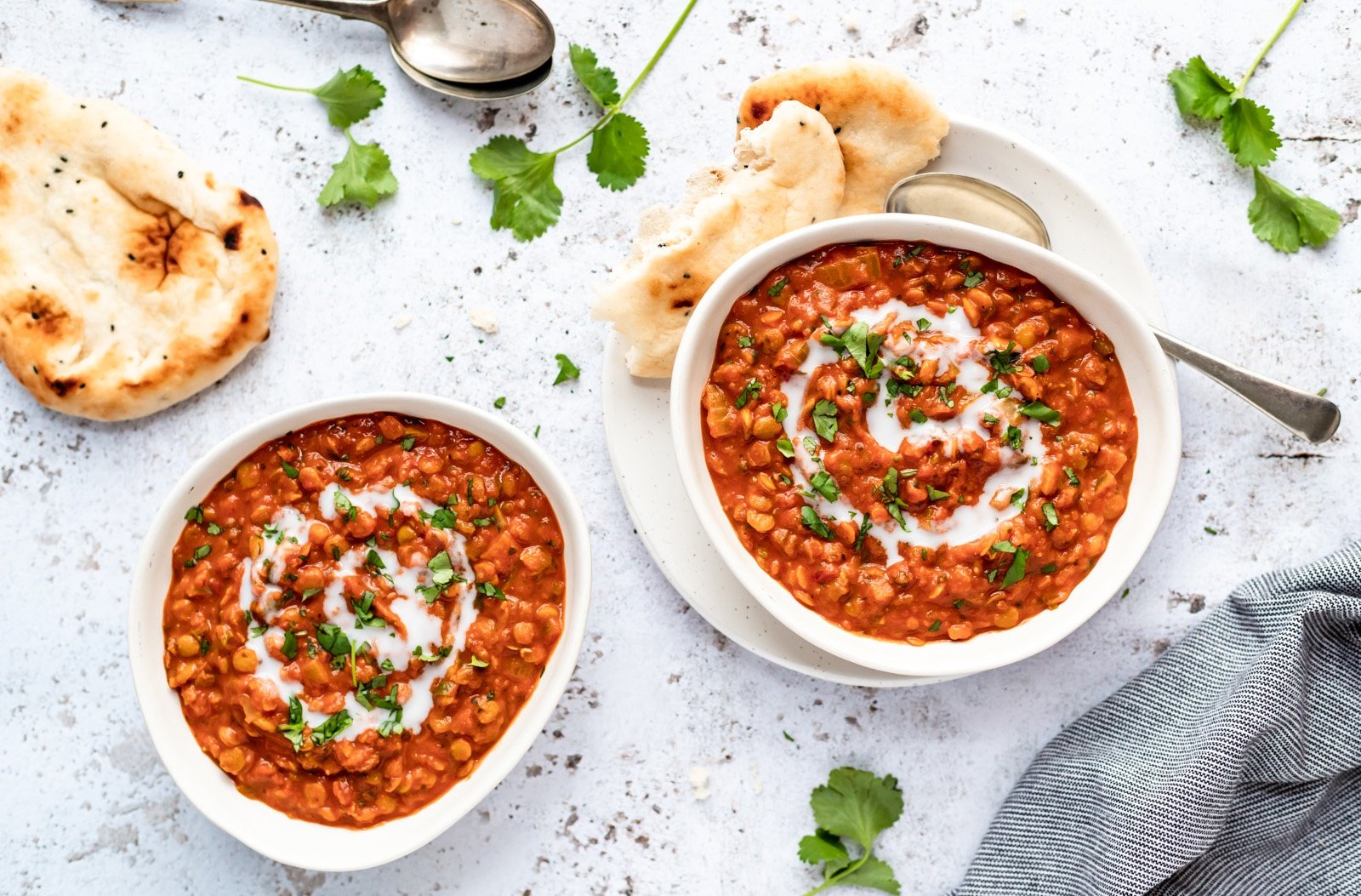 Vegan Coconut Tomato Lentil Soup