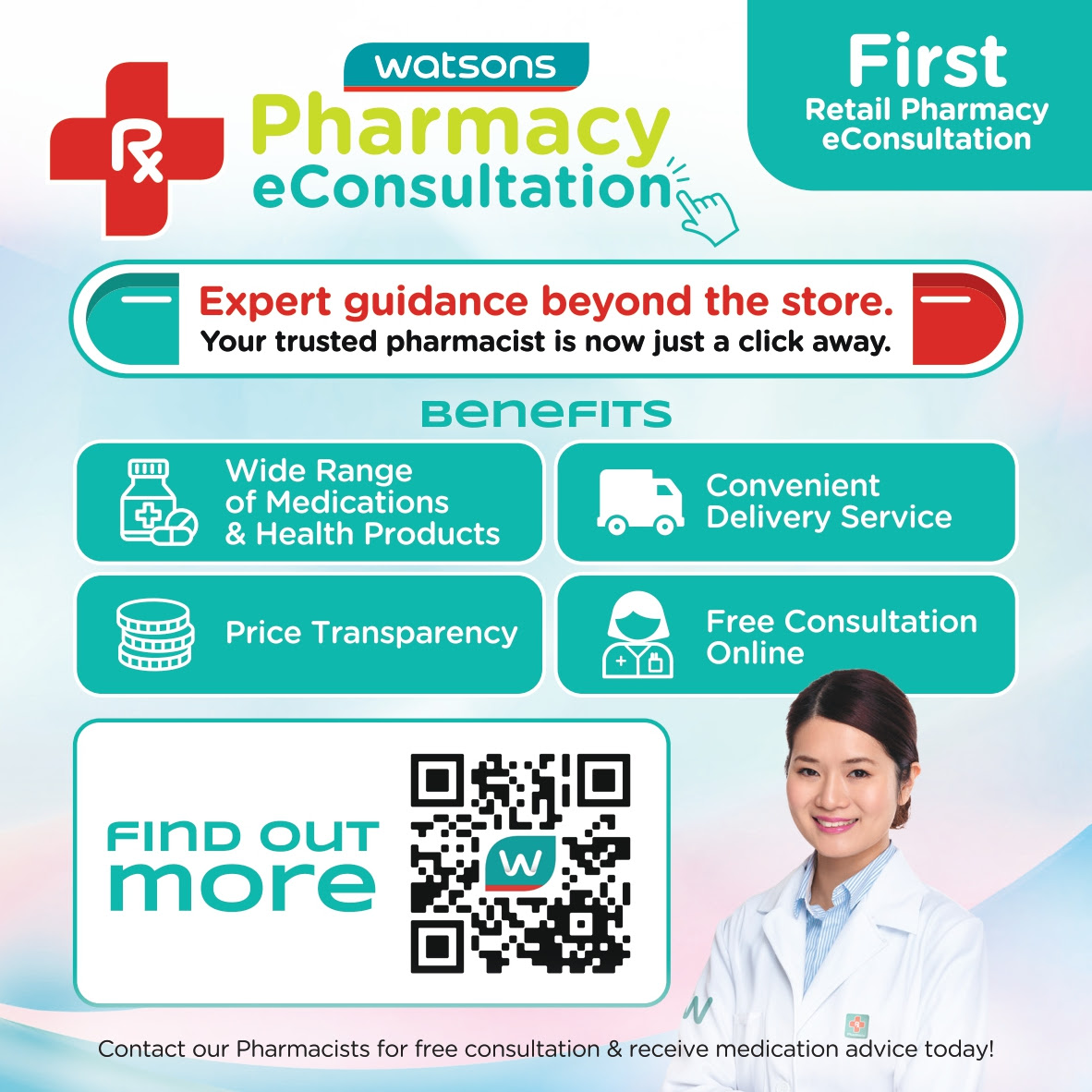 Watsons Launches Singapore’s First Retail Pharmacy eConsultation Service, Bringing Expert Healthcare Advice to Your Fingertips