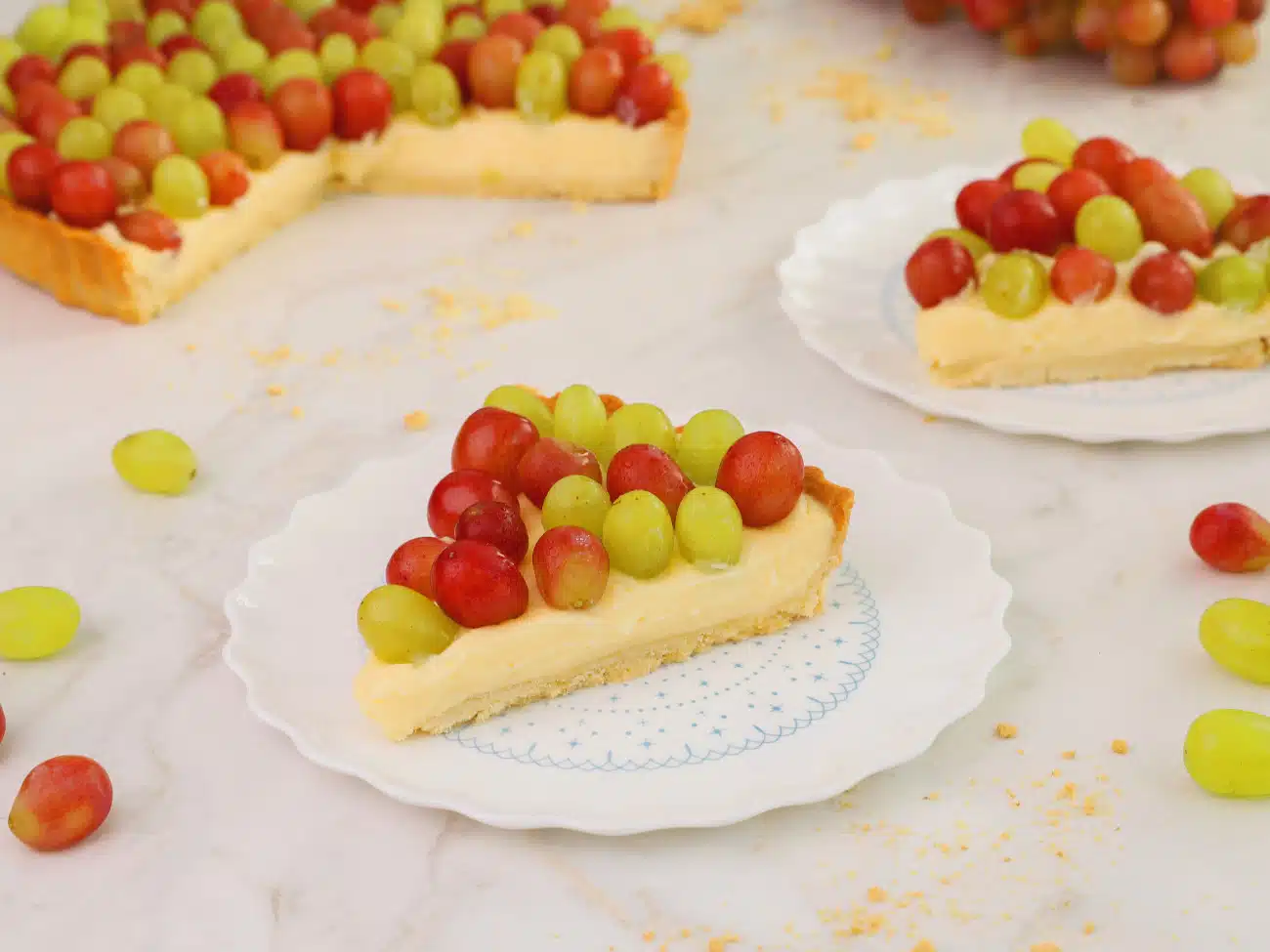 Grape Custard Tart