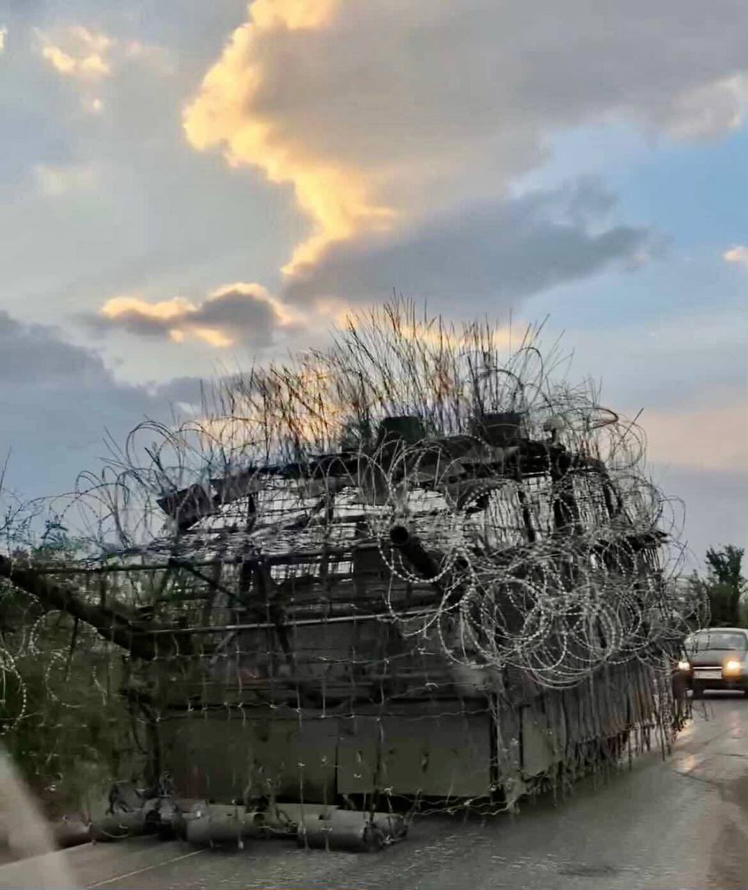 Ukraine’s killer drones just hit a wall—Russia’s souped-up “turtle” tanks