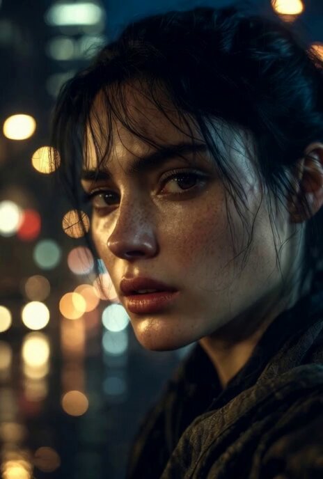 Grok Imagine prompt: She smiles and says “I will always love you”