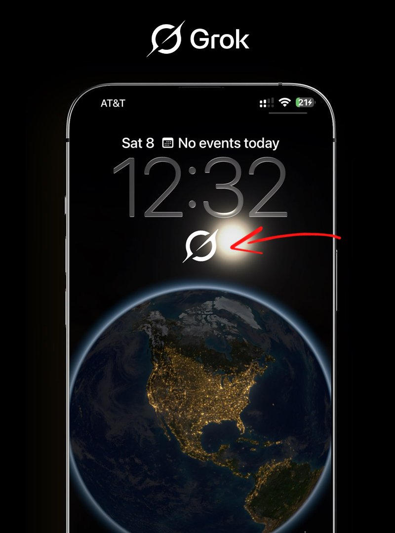 RT by @elonmusk: You can now access Grok right from your lock screen. Just add the Grok widget: long tap your home screen, choose customise, tap add widget, and pick Grok. One tap access to Grok on your phone. pic.
