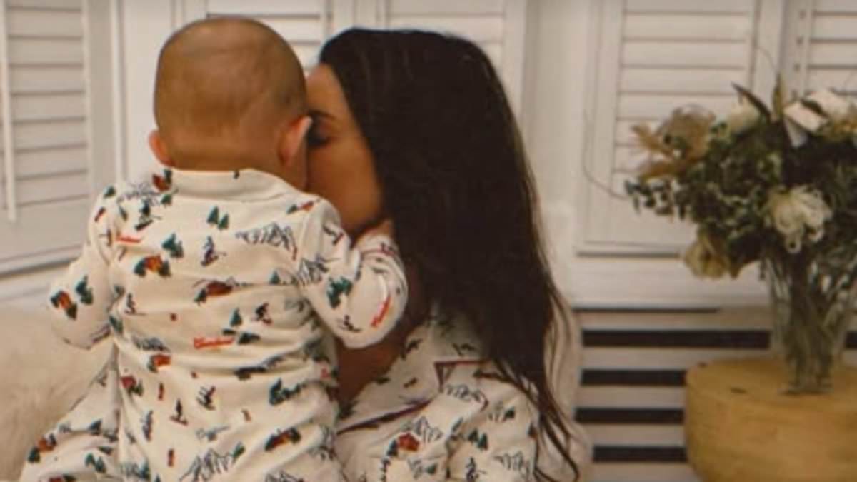 Doting mum Michelle Keegan shares sweet snap with her baby daughter Palma as they sport matching pyjamas