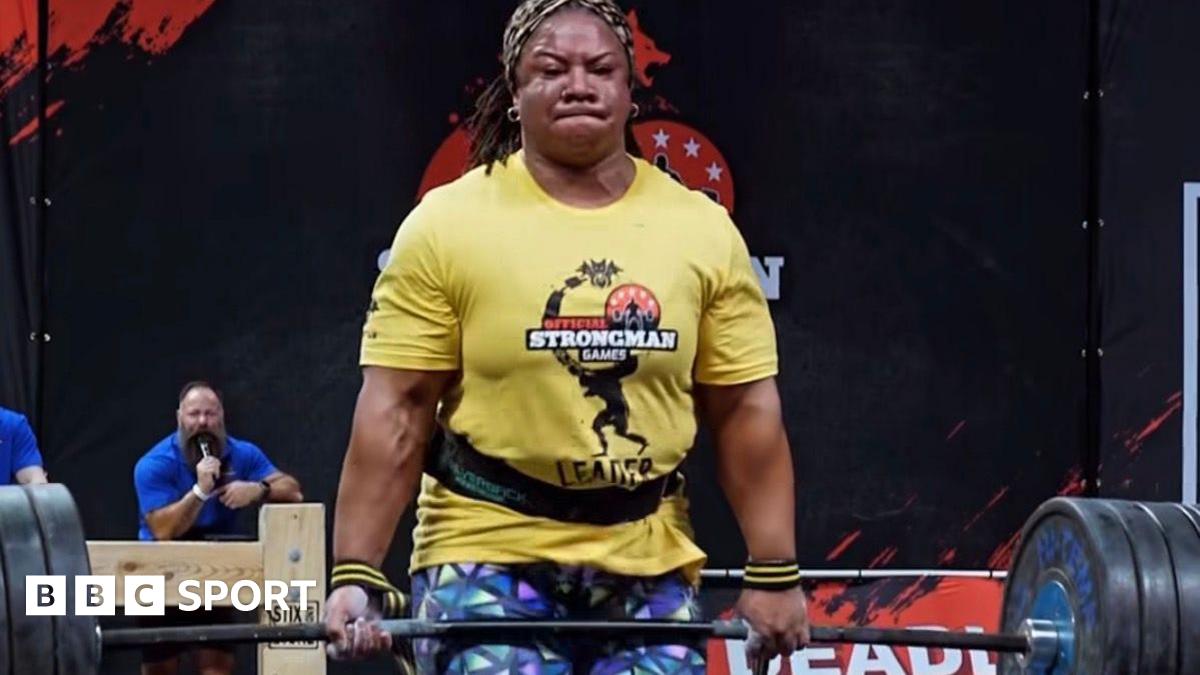 Briton wins world's strongest woman after trans athlete disqualified