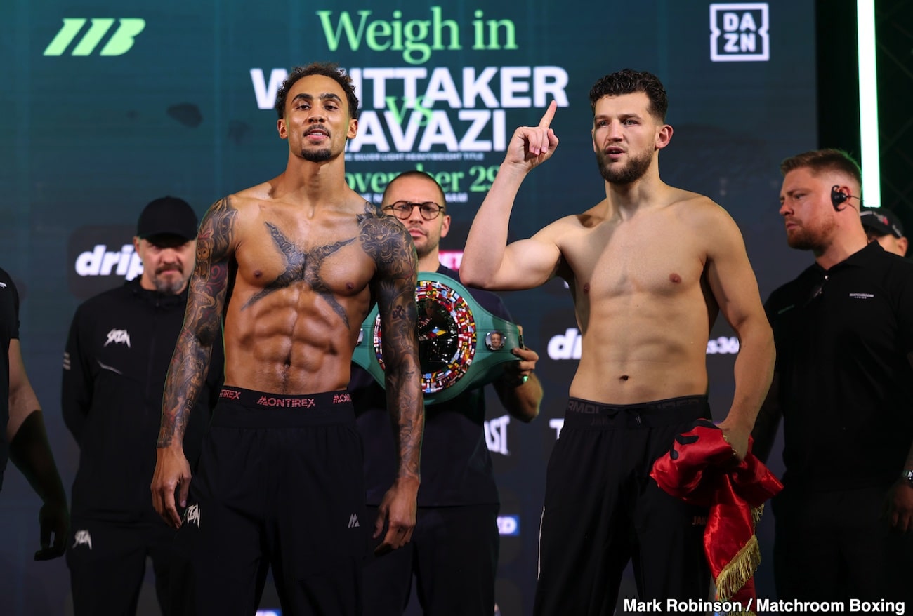 Boxing Tonight: Whittaker vs. Gavazi – Live Results from Birmingham