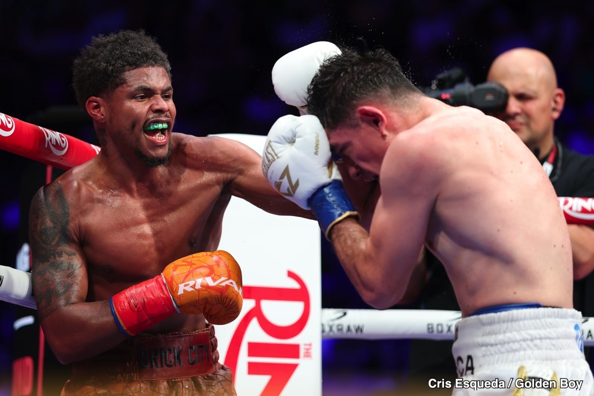 Shakur Stevenson Bulks Up for Teofimo Lopez Showdown