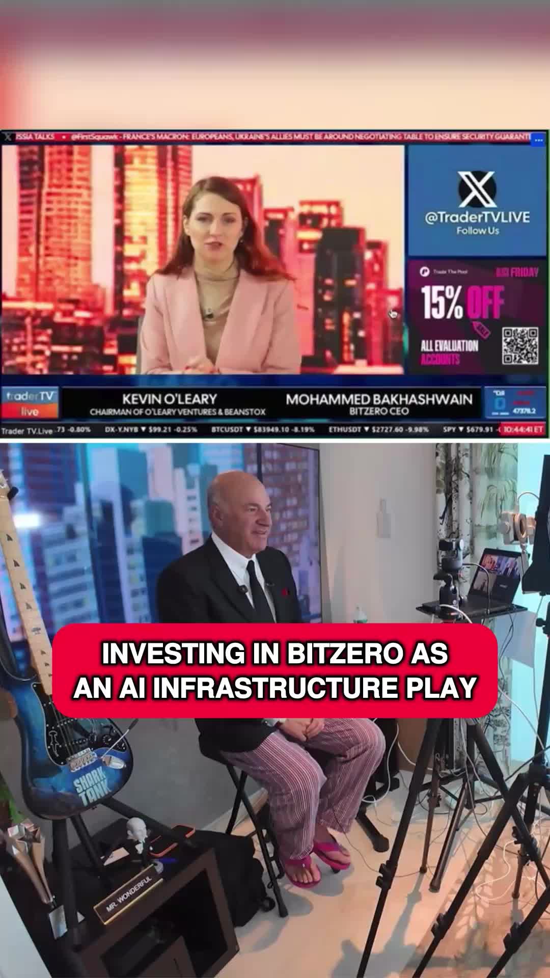 I don't think we're in a bubble in AI. There is a use case for AI in all 11 sectors of the economy. I don't care if you're real estate or financial services, AI is already being used. So now we got a really big problem, and it's called the grid. There's no power left. And so when you talk about Bitzero and why I invested in it, it's because Bitzero's actually a power company. They went out and got power contracts sub 6 cents a kilowatt hour in countries like Norway and Finland, and then built facilities there. So it's a real estate company, a power company, a permit company, and its use case is whatever anybody wants to use the power for.