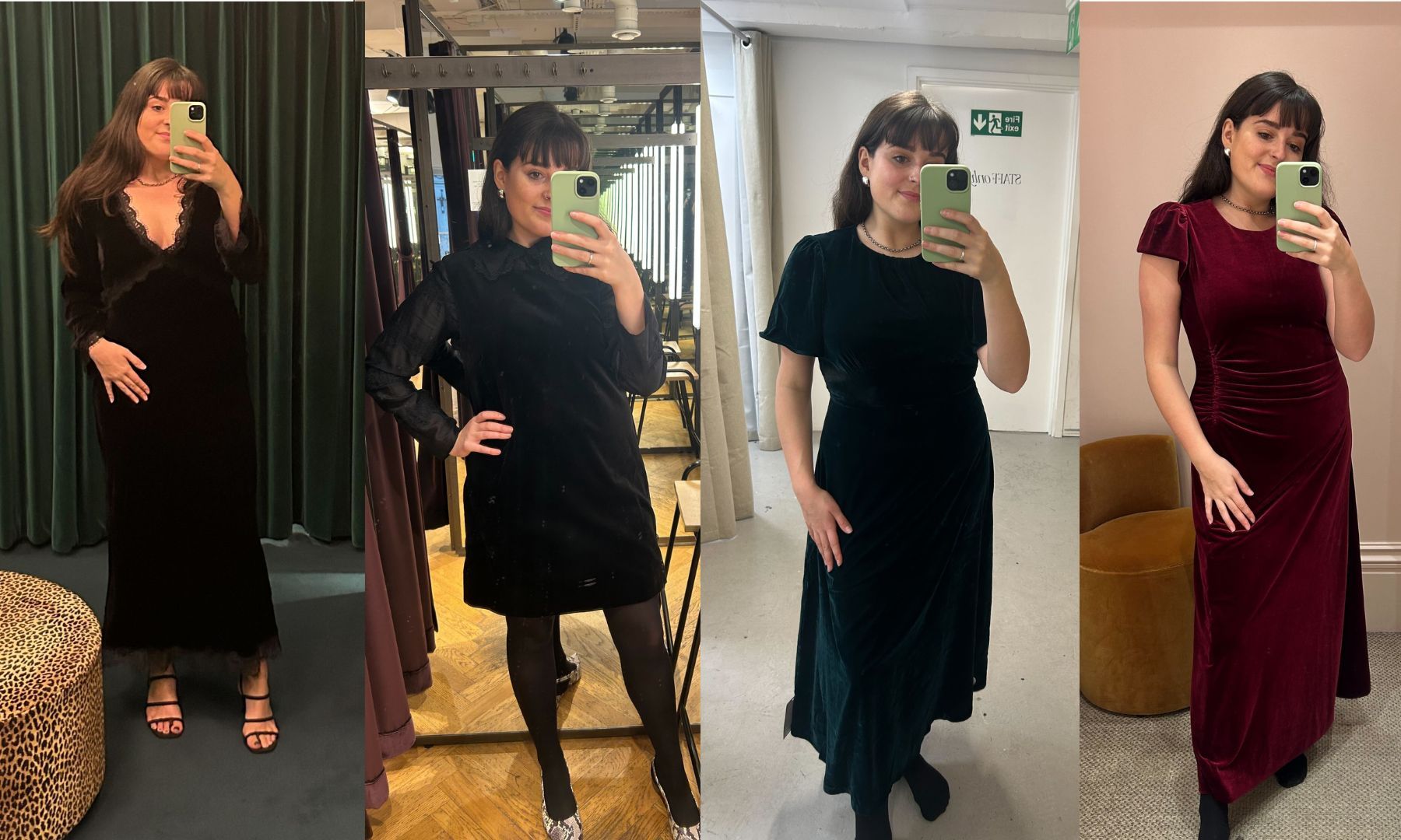I tried on the best velvet dresses on the high street – and these are the 9 worth buying, including styles from M&S, Rixo and ME+EM