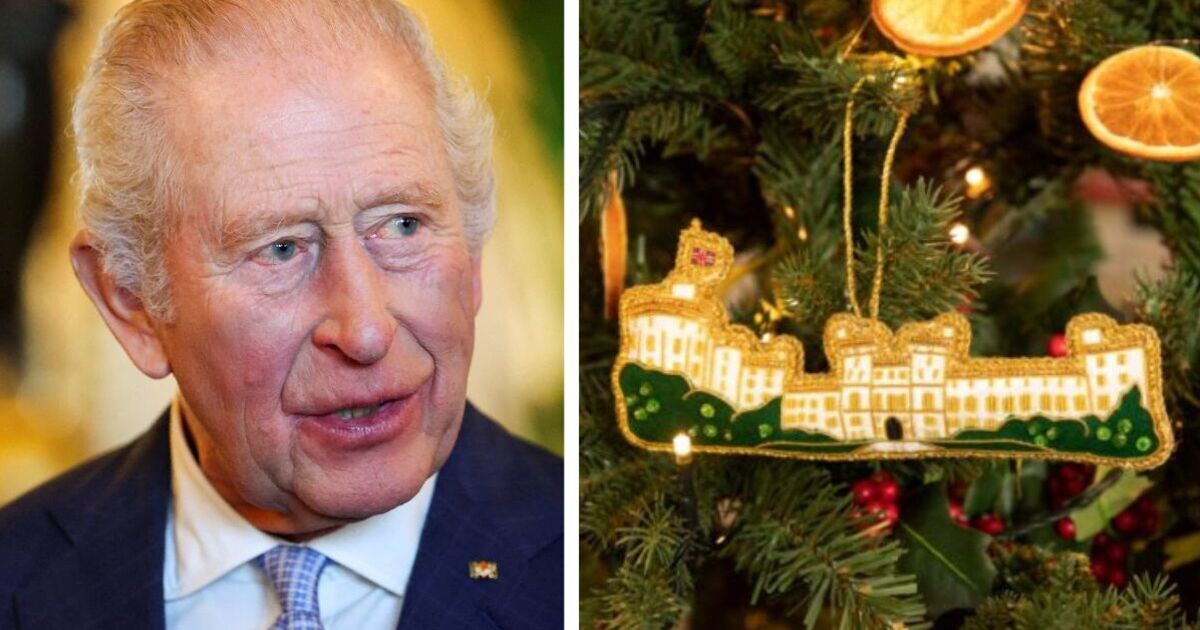 King Charles unveils Christmas tree decorations for eye-watering price