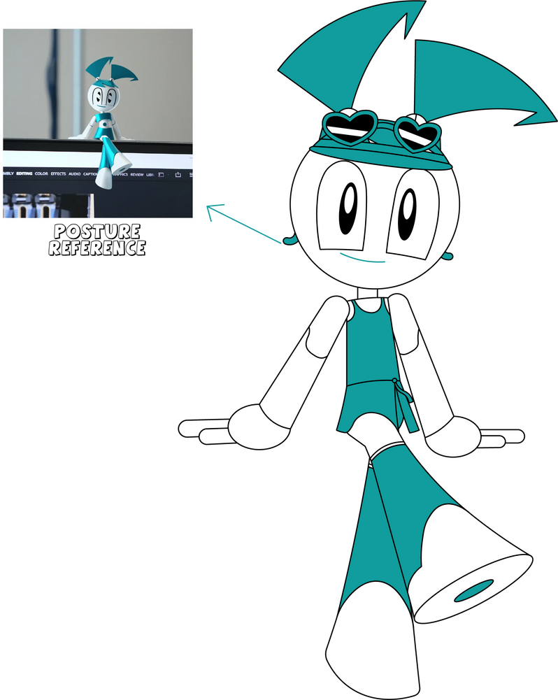 Jenny Wakeman XJ-9 sitting Summer by pingguolover on DeviantArt