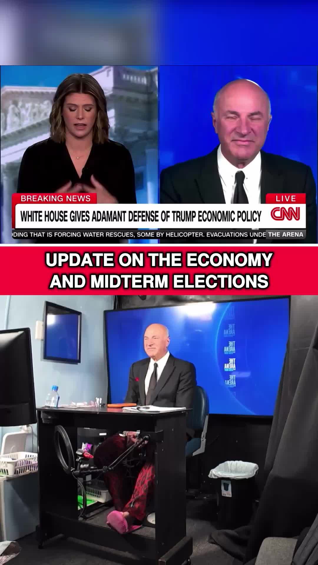 I don't shill for politicians, but I shill for policy. There are some truths in his road show. Let's face it, this is the earliest anybody's gone on the road for the midterms, because that's exactly what he's doing. He's on the road pitching for the midterms. Inflation is still showing up in consumer goods and services, on protein and grocery. Part of it is he hasn't fine-tuned the tariffs yet on things like potash and bauxite. People don't care about that, but that's what farmers are complaining about. There's good news and there's bad news. It's too soon because I don't know if we're gonna get anything good on housing, which is a pain point. Softwood lumber is still tariffed at 25%. I mean