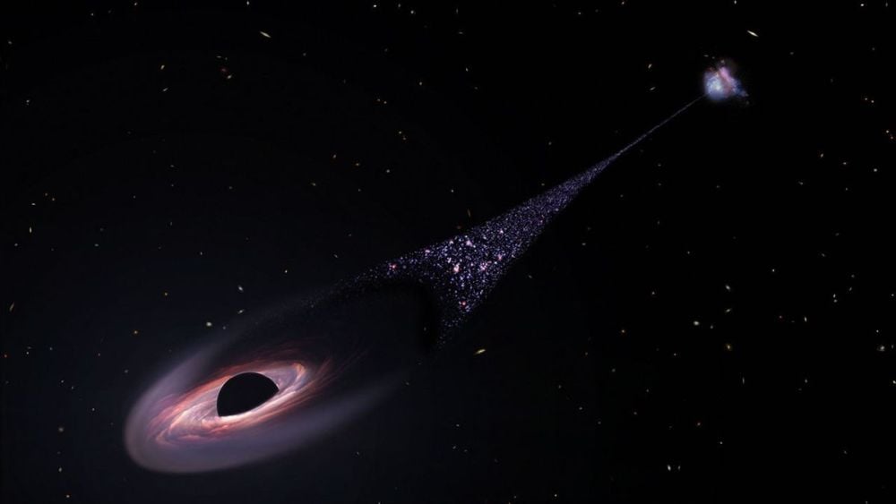 Thank The JWST For Confirming The First Runaway Supermassive Black Hole