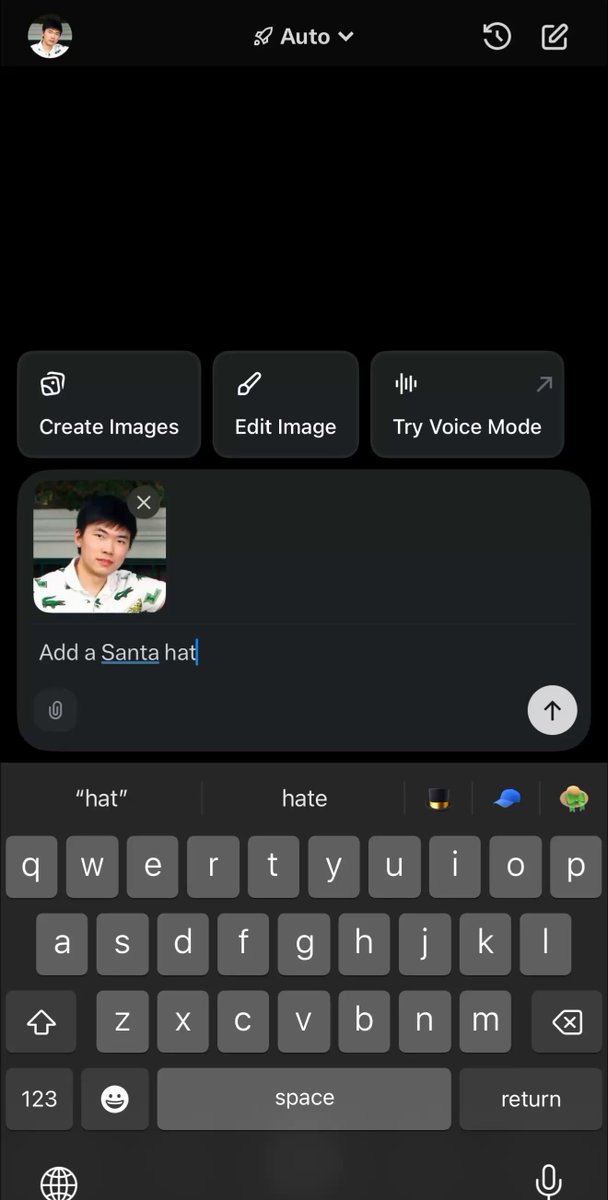RT by @elonmusk: Ask @grok to add a Christmas hat to your profile pic 🎅