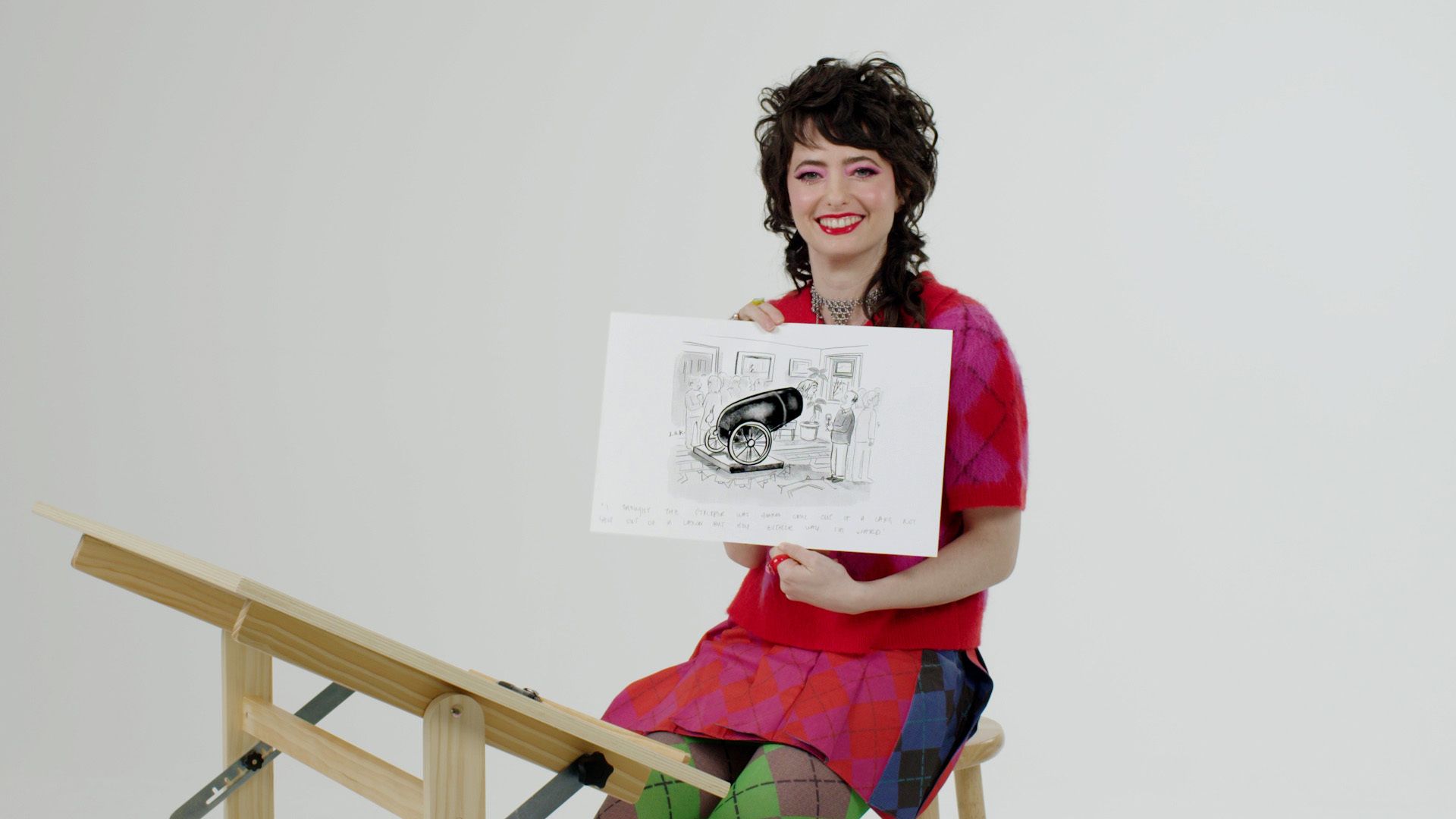 Sarah Sherman Enters the Cartoon Caption Contest