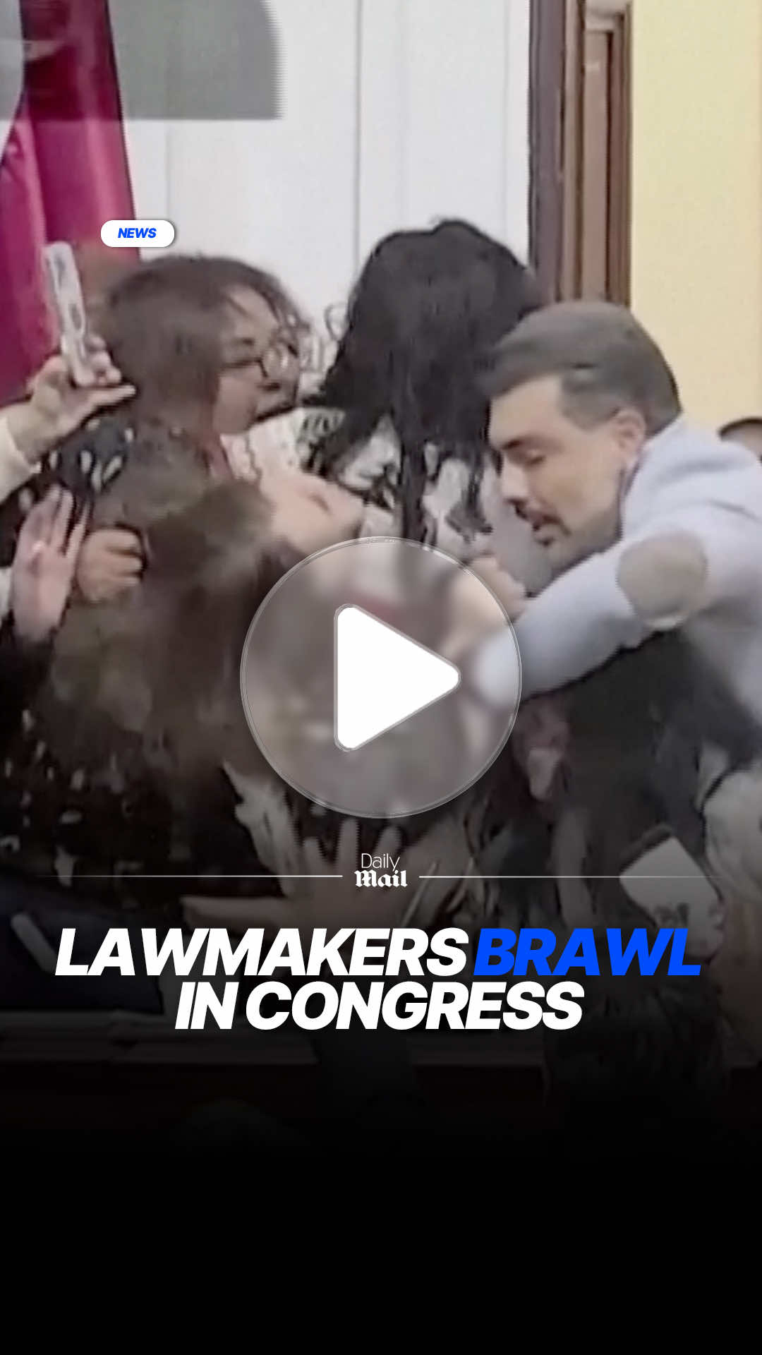 This was the shocking moment lawmakers in Mexico City, Mexico fought over the dissolution of Mexico City's transparency institute. #news #mexico #mexicocity #congress #politics