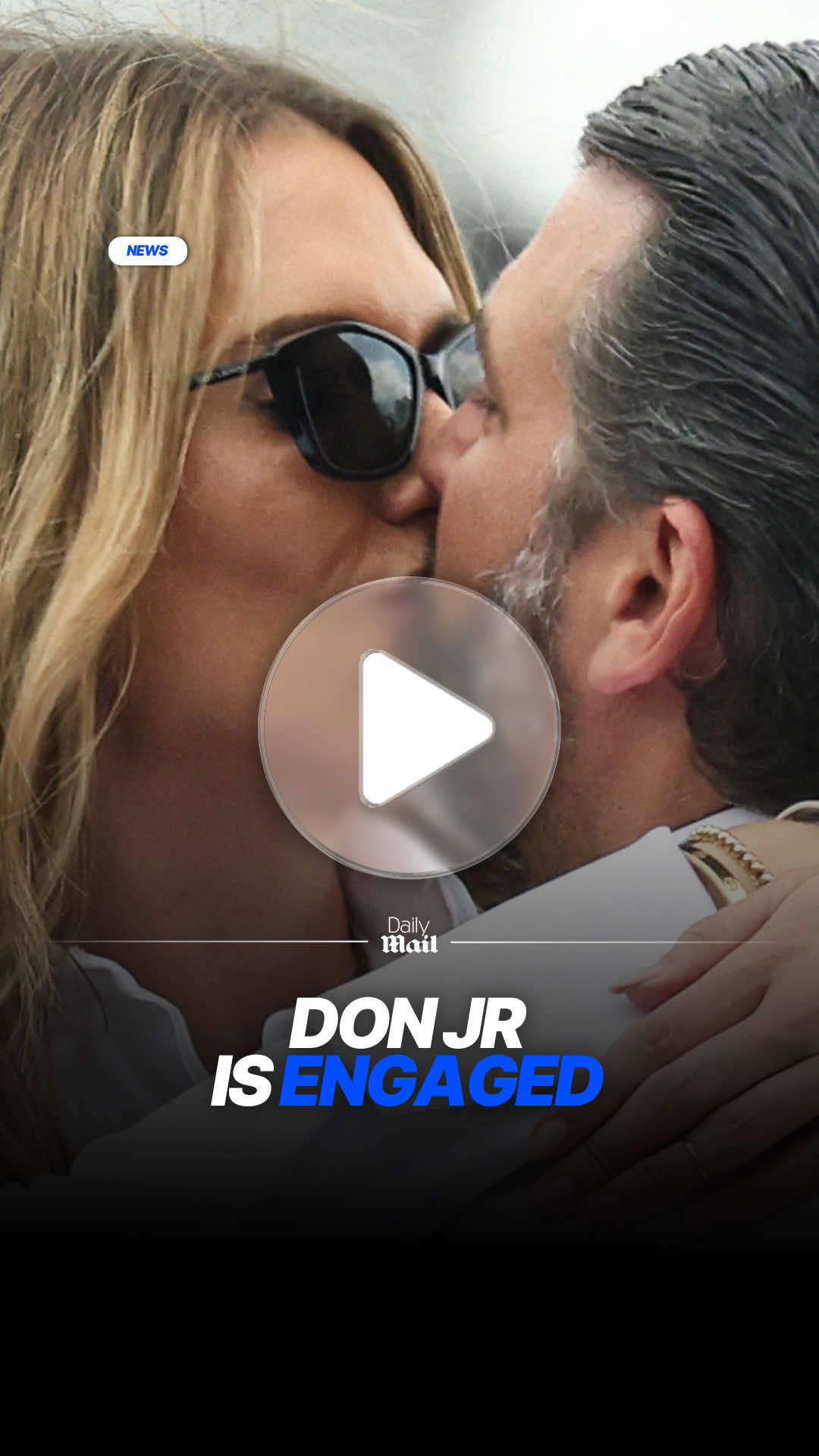 Donald Trump Jr is engaged to Bettina Anderson after a whirlwind romance that began just over a year ago. The engagement was revealed by his father, President Donald Trump, during a Christmas White House reception on Monday night. Read more at DailyMail. #news #trump #donjr #politics