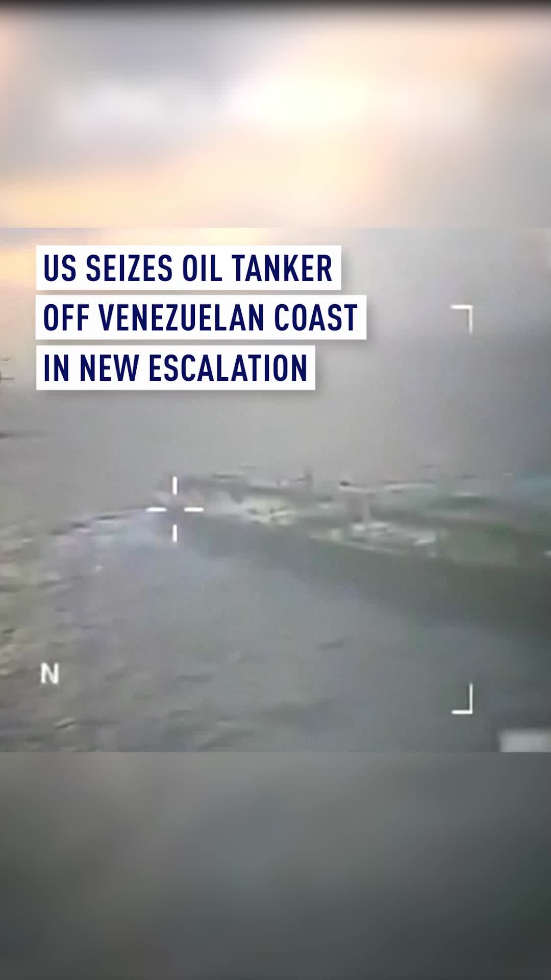 The United States intercepted an oil tanker off the coast of Venezuela in international waters, U.S. Homeland Security Secretary Kristi Noem confirmed Saturday, a move that comes just days after U.S. President Donald Trump announced a "blockade" of all sanctioned oil tankers entering and leaving Venezuela. British maritime risk management company Vanguard said the vessel was believed to be the Panama-flagged Centuries, which was intercepted east of Barbados in the Caribbean Sea. Noem confirmed the Coast Guard intercepted a tanker that was last docked in Venezuela. The Venezuelan government called the tanker interception a "serious act of international piracy." #US #Venezuela #Tensions #Block