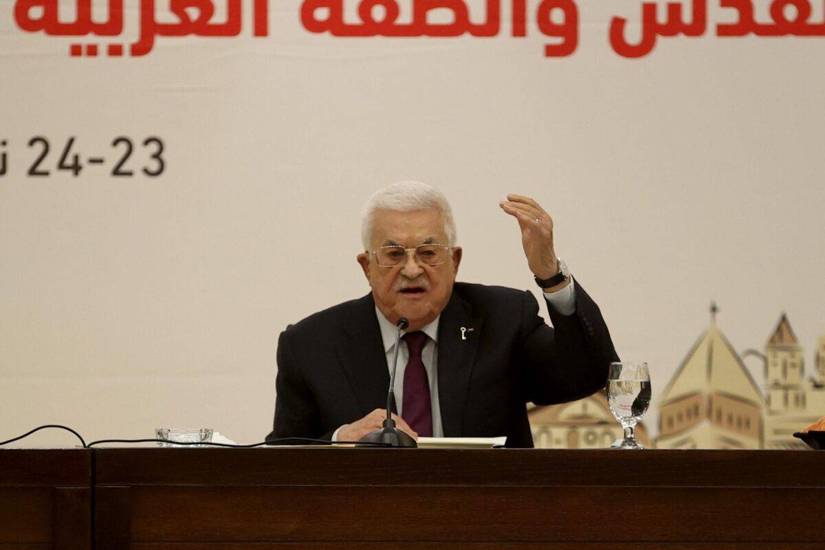 PA’s Abbas urges pressure on Israel to halt settlement expansion and settler terrorism