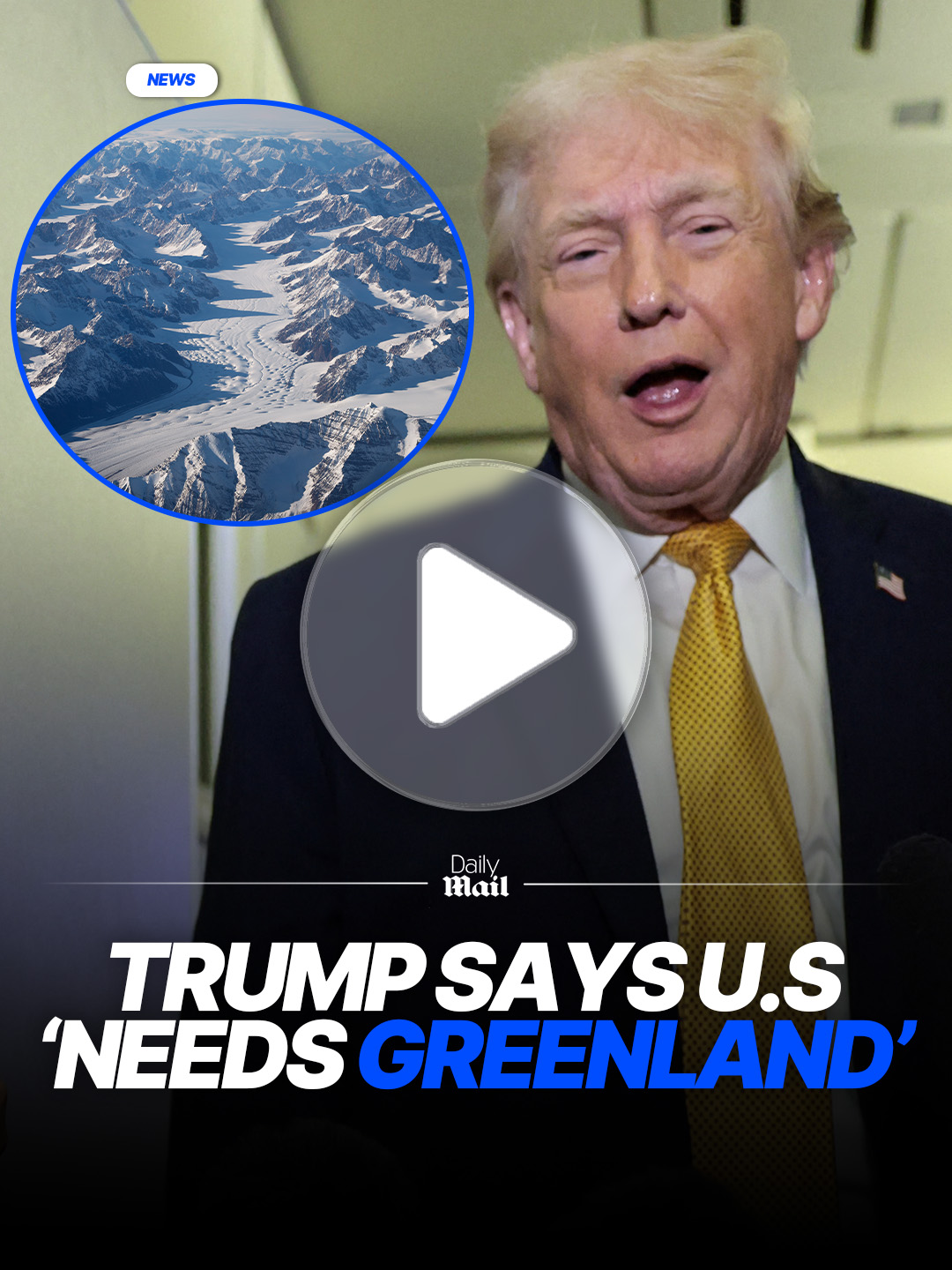 Donald Trump reasserted that the United States needs Greenland for its national security and added that he would return to the topic in two months. Its strategic position between Europe and North America makes it a key site for the U.S. ballistic missile defence system, while its mineral wealth has heightened U.S. interest in reducing reliance on Chinese exports. #trump #greenland #usa #news