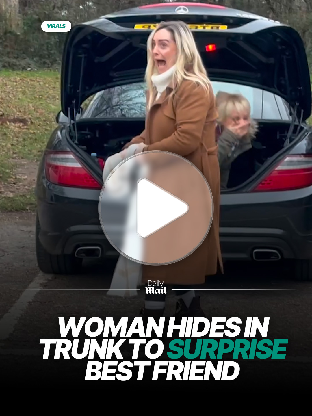 She was in shock 😅 🎥 Newsflare #surprise #reunion #funny