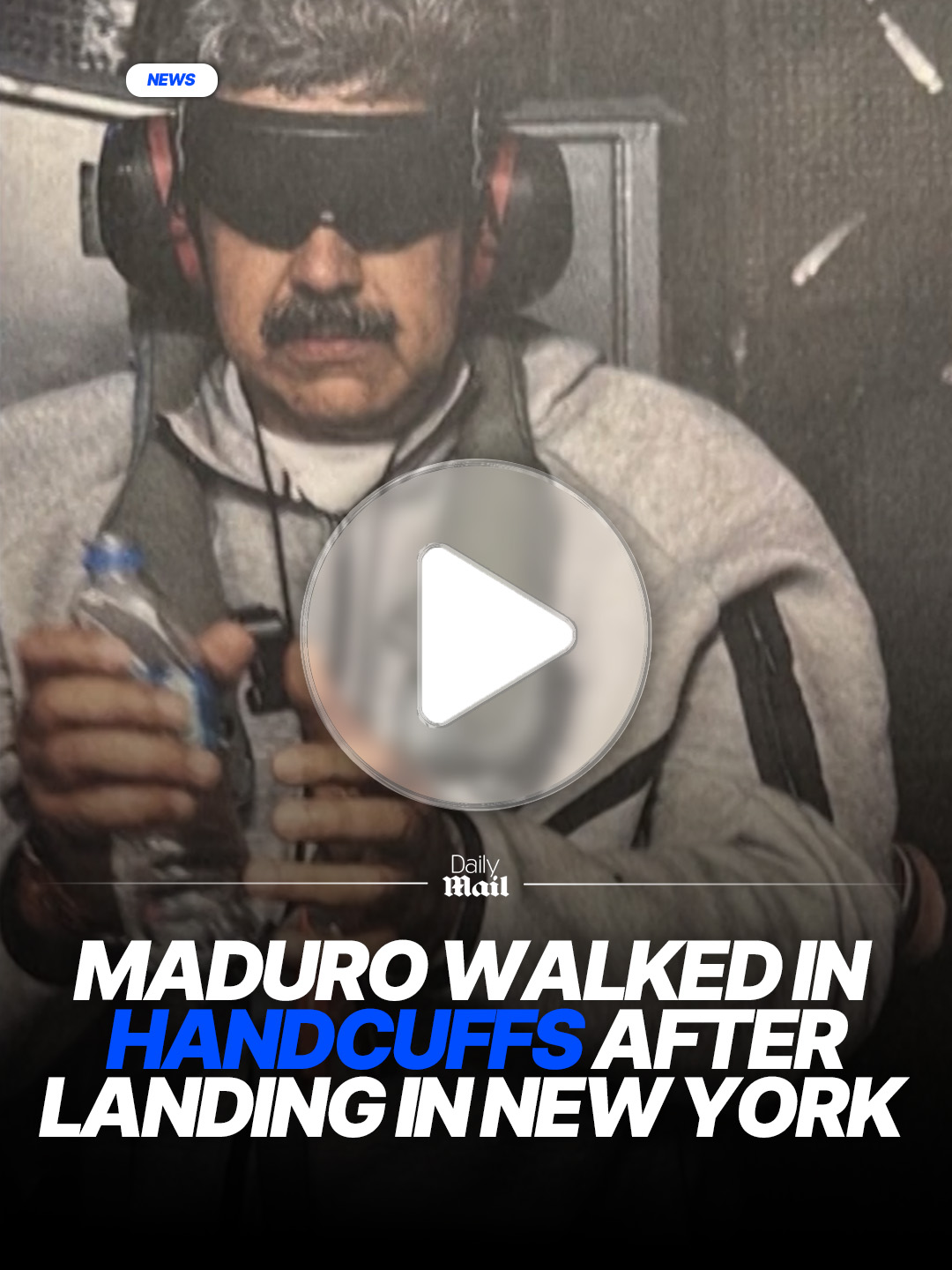 Venezuela president Nicolas Maduro appeared to be walked 'in cuffs' by law enforcement after he had been landed in New York. As part of a dramatic overnight operation that knocked out electricity in parts of Caracas, U.S. Special Forces captured Maduro in or near one of his safe houses, Trump said. #trump #venezuela🇻🇪 #usa #maduro #newyork