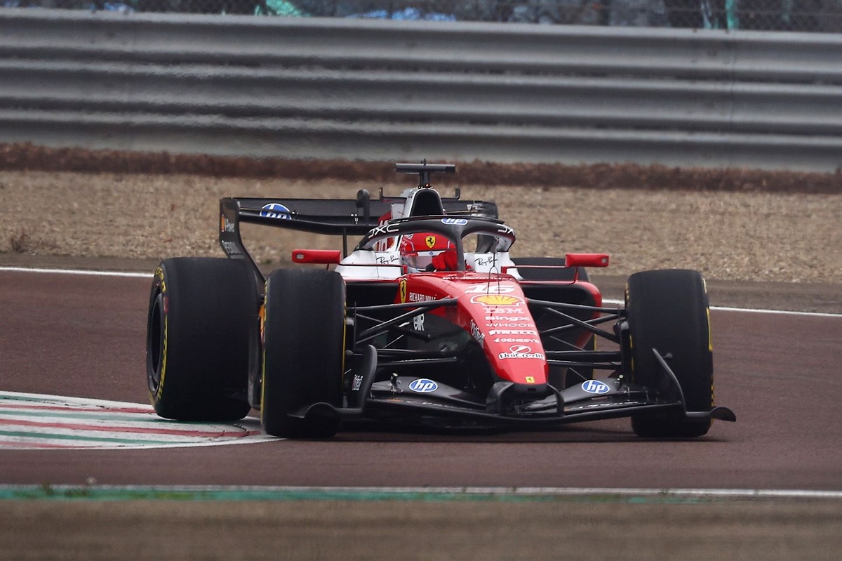 Ferrari gives first glimpse of F1 2026's active aero in action