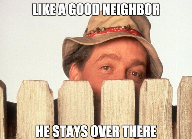 Hi-di-ho, neighbor!