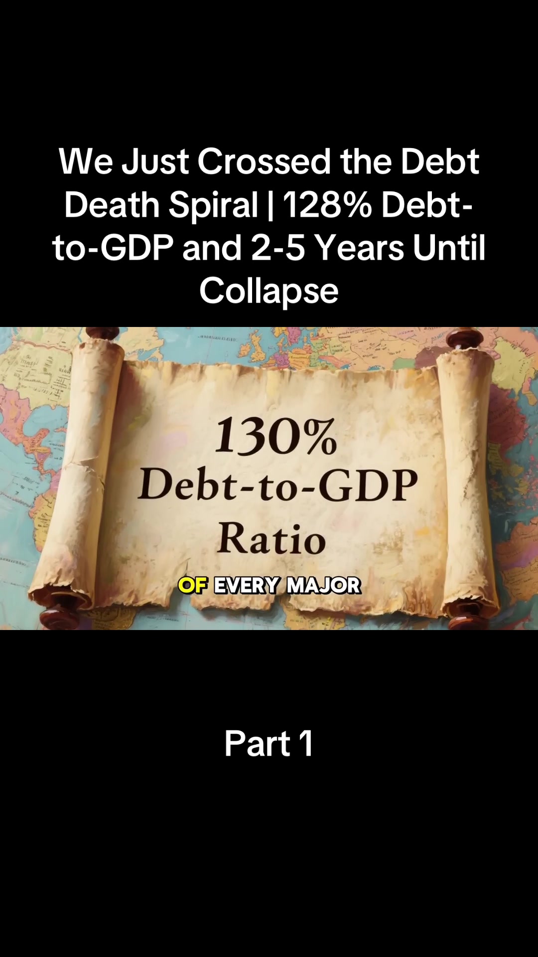 We Just Crossed the Debt Death Spiral | 128% Debt-to-GDP and 2-5 Years Until Collapse
