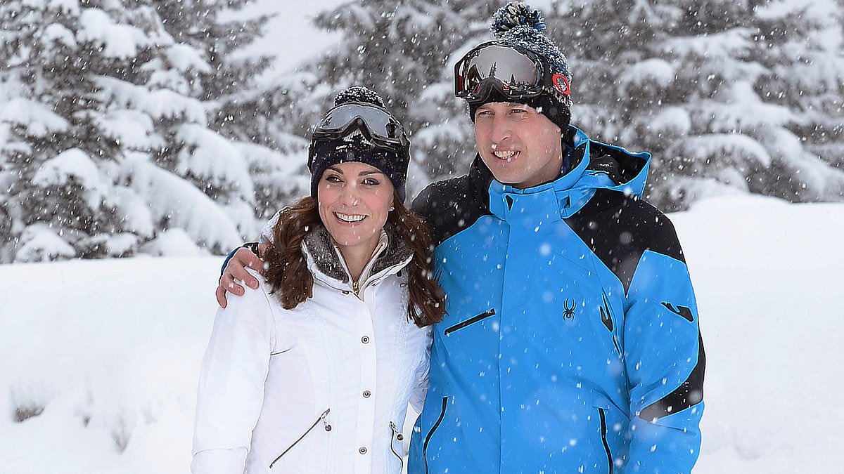William and Kate slope off for a ski break in the French Alps