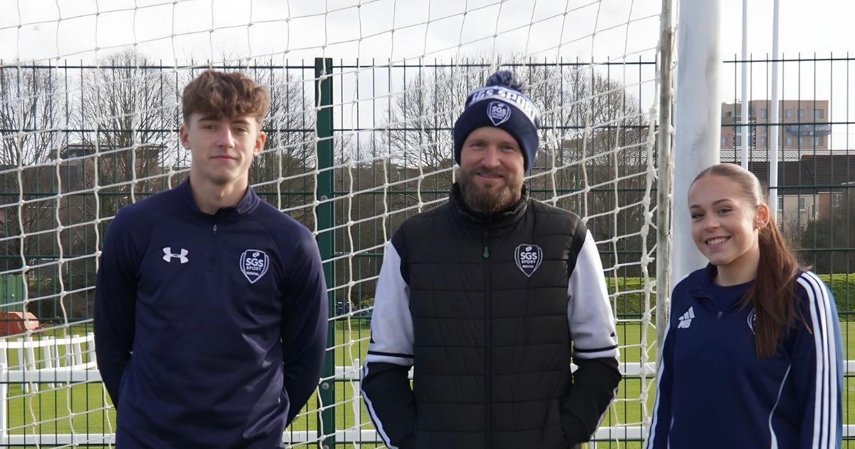 SGS College footballers celebrate England call-ups