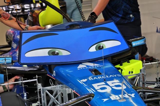 Williams having fun with testing