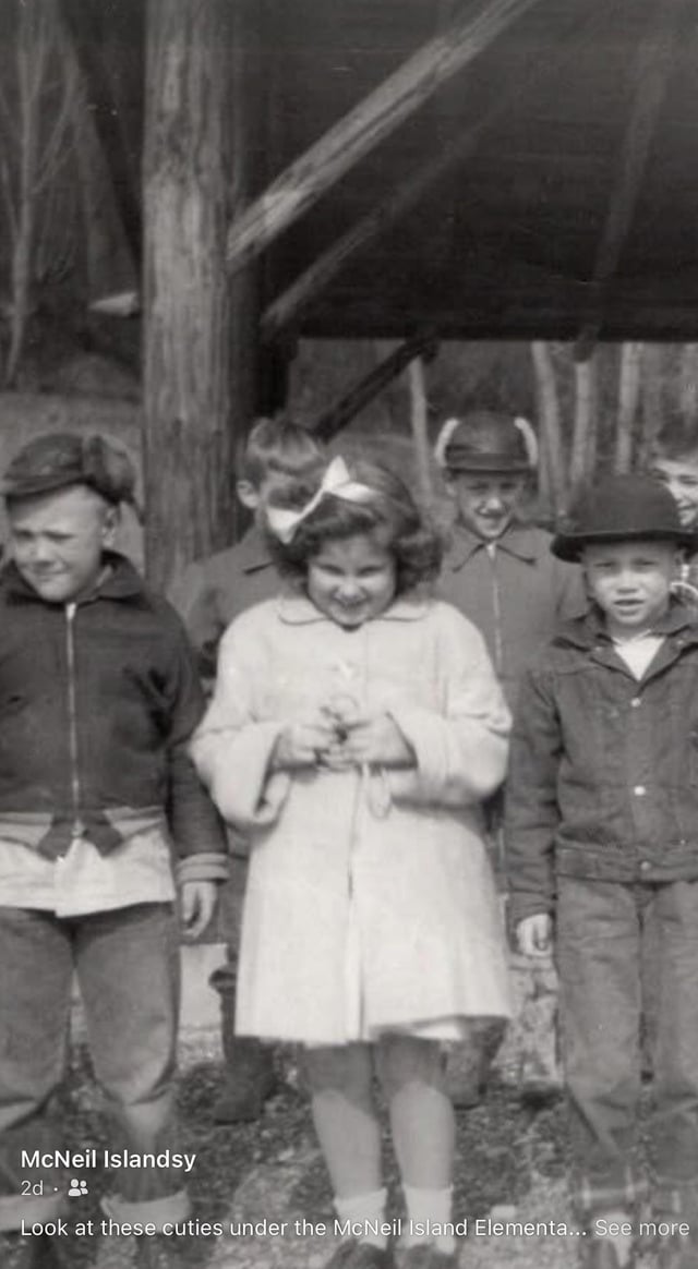 Can anyone see what my momma was holding in this pic?