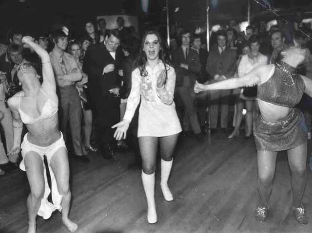 A nightclub in the 60s