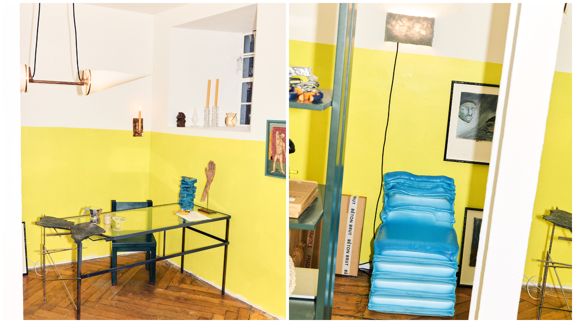 This New York gallerist has temporarily relocated his office to London – and it's a beautiful chaos