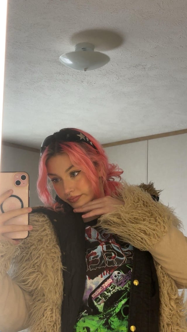 birthday selfie again. took my wig off this time haha.