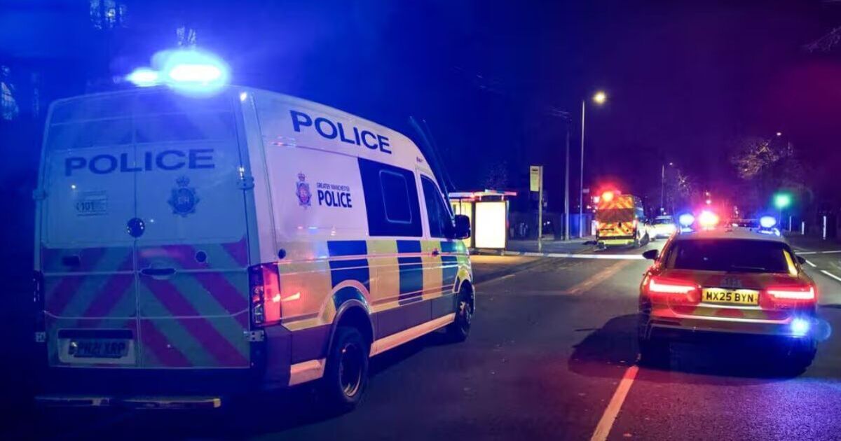 Chorlton incident: Police rush to scene and close off main road