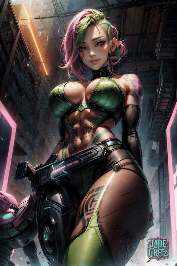 Judy: Dreamscape in Steel and Neon  ANIMATION by JadeGretzAI on DeviantArt