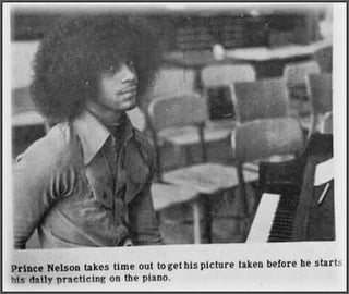 February 13, 1976. A 17-year-old Prince is interviewed for his high school paper.