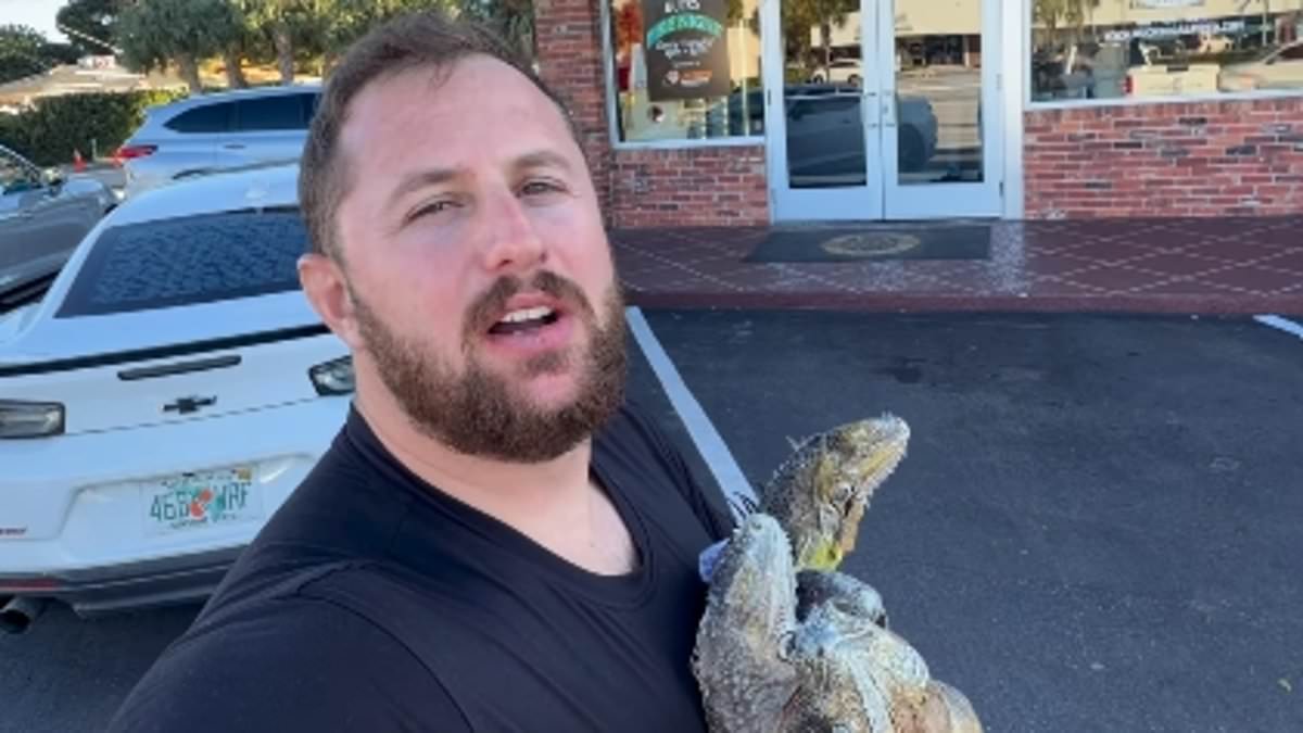 Florida pizza shop stirs fury in locals as they add IGUANA toppings to menu in cruel prank