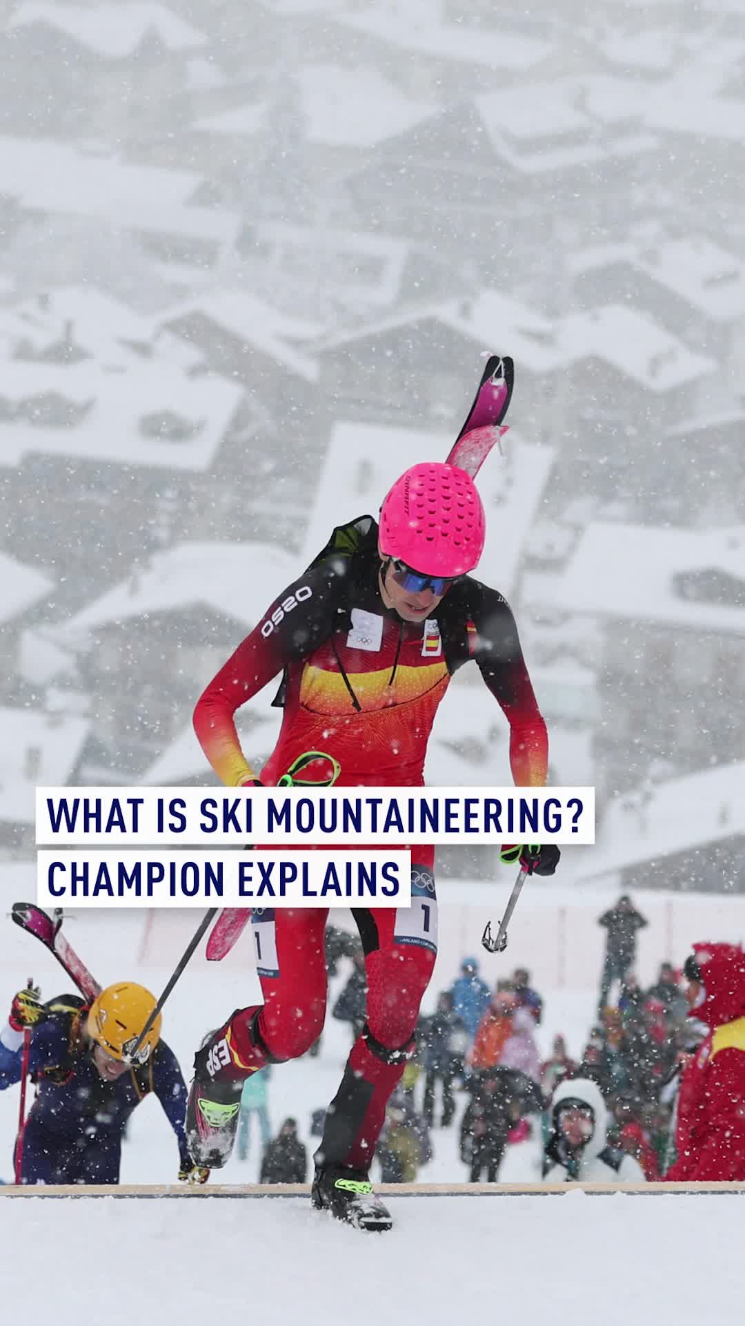 On Thursday afternoon, Oriol Cardona became the first ever gold medalist at the new Olympic sport of ski mountaineering. Before the Games, CGTN Europe’s Ken Browne caught up with him to ask: What exactly IS ski mountaineering, or ‘skimo’ to its friends? #olympics #skimo #newsport #cardona